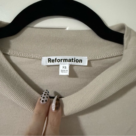 Reformation Tan T Shirt Dress - Picture 2 of 4